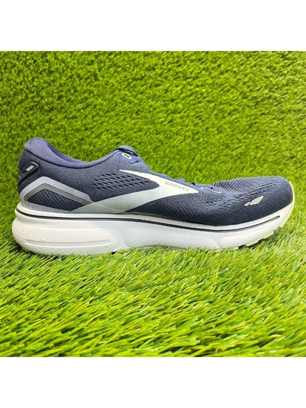 Brooks Ghost 15 Womens Size 9 Blue White Athletic Running Walking Shoes Sneakers